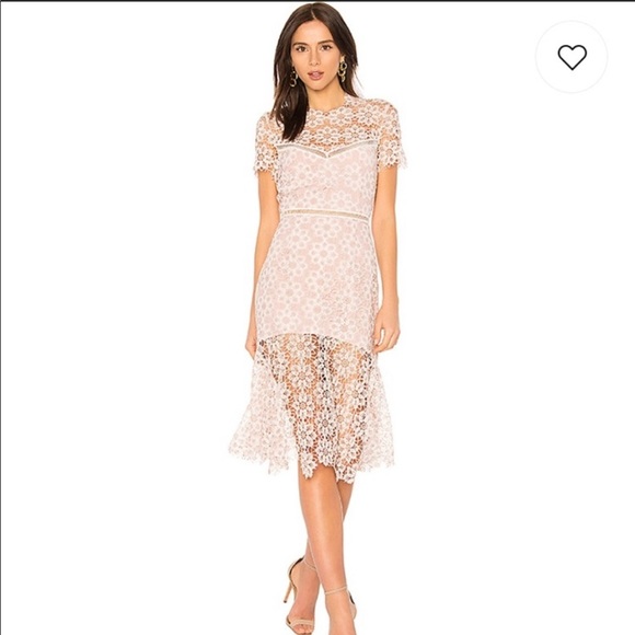 Sailor White Pink Cocktail Midi Lace Summer Dress New With Tags Wedding - Picture 2 of 8